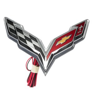 Chevrolet Corvette Illuminated Emblem - Rear - ORACLE Lighting - Dual Intensity - White - `14-`19